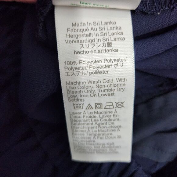 J. Crew Women 18 Navy High Rise Elastic Waist Jamie Dress Pant - Picture 6 of 11